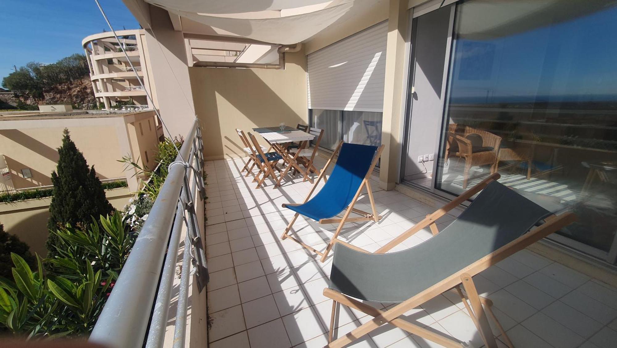 Appartement Vue Bleu Azur Sète Eksteriør bilde